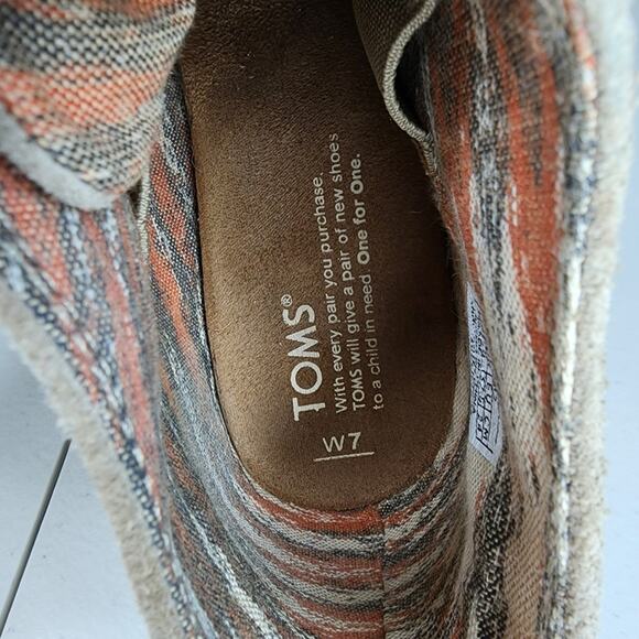 Toms Kala Wedge Suede Desert Taupe Booties Size 7 - Picture 5 of 6
